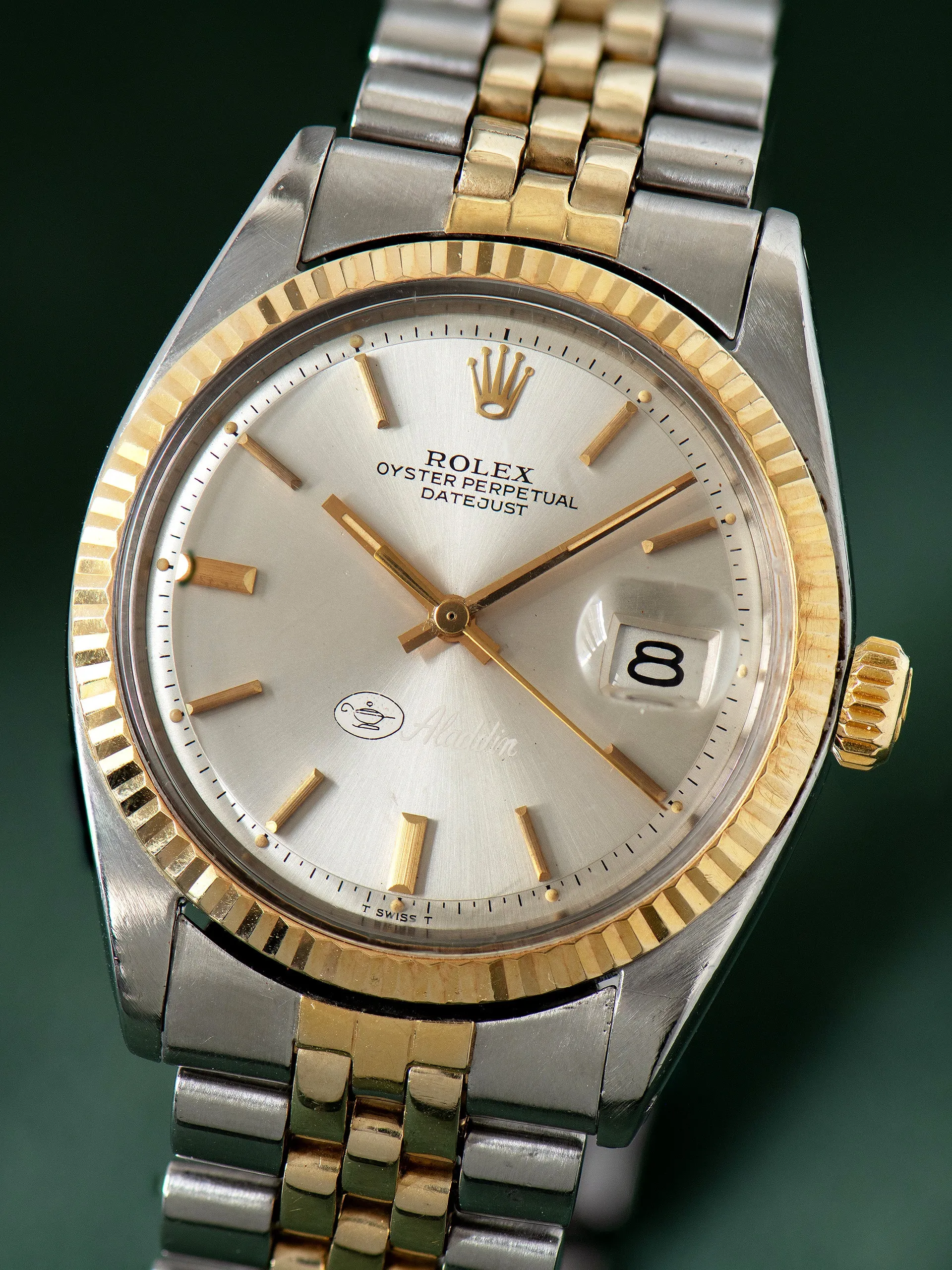 1971 Rolex Two-Tone Datejust (Ref. 1601) Silver "Aladdin" Co-Branded Dial