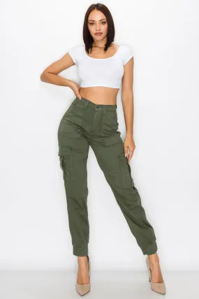 40275 Women's High Waisted Cargo Pants