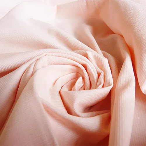 5/8 yard Remnant : Cloud9 Organic Fine Wale Corduroy - Blush