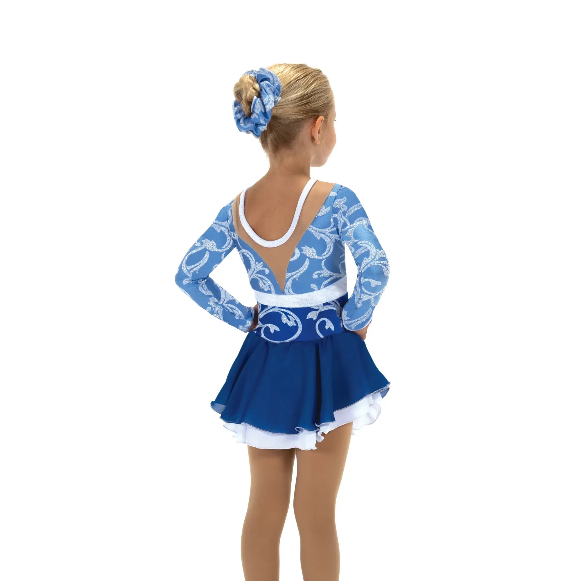 612 Figure Skating Blue Times Two Dress