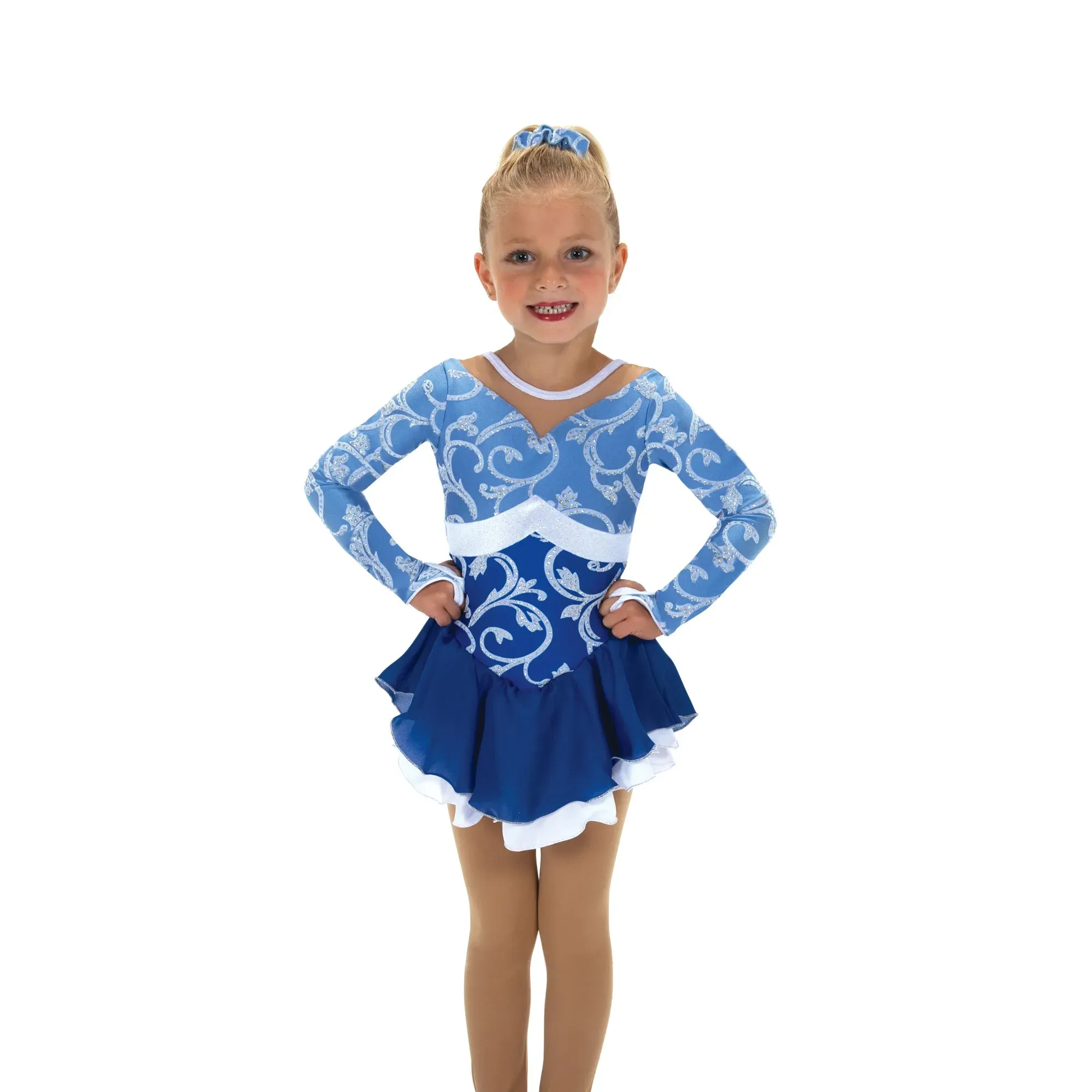 612 Figure Skating Blue Times Two Dress