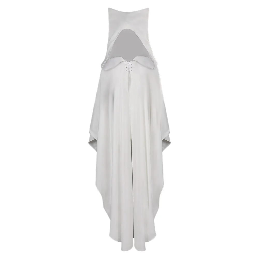 Ahsoka Women White Cape Party Carnival Halloween Cosplay Costume