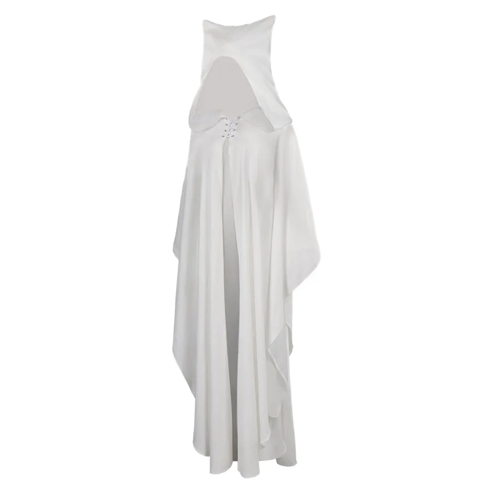 Ahsoka Women White Cape Party Carnival Halloween Cosplay Costume