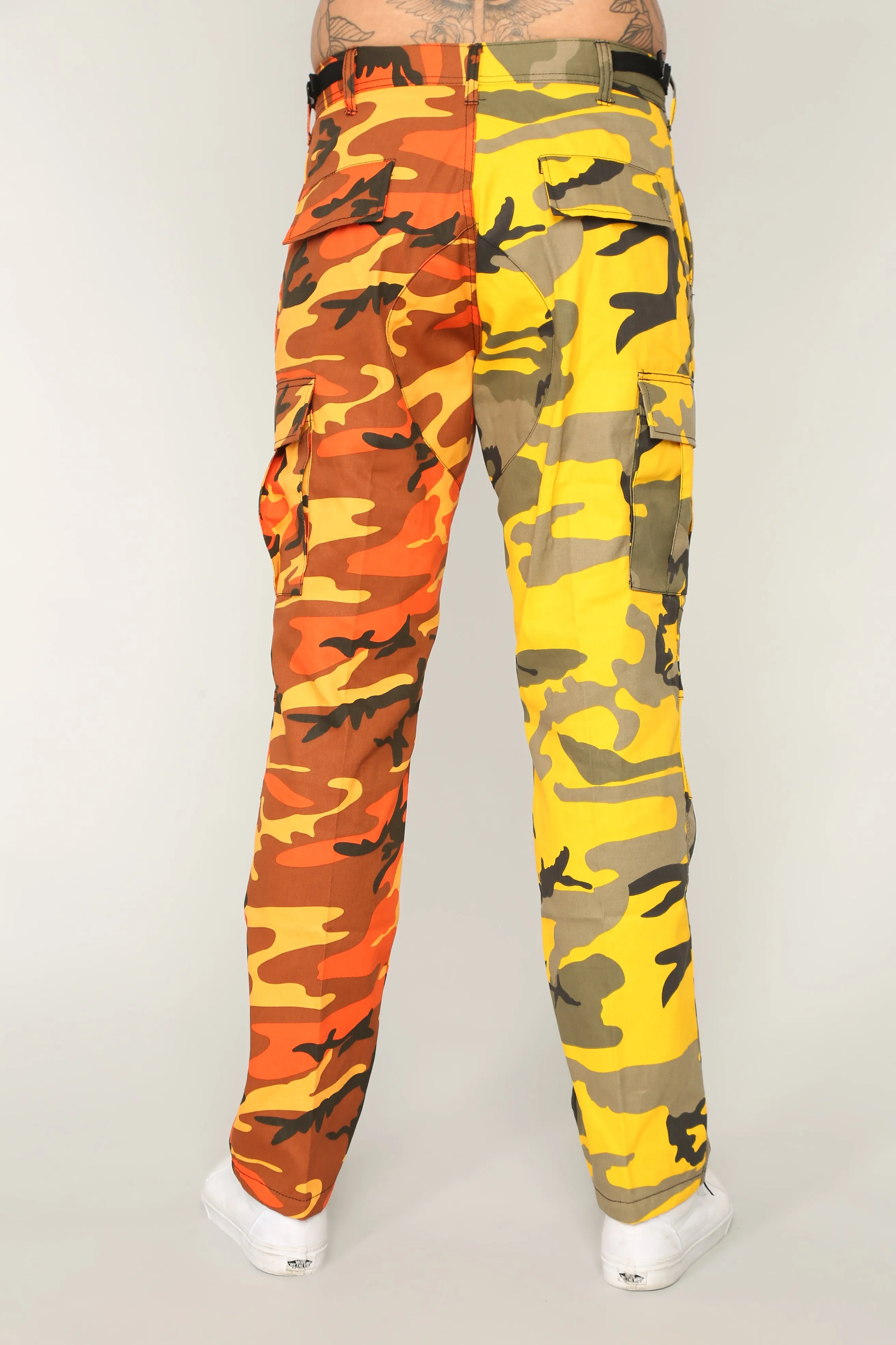 Alex Cargo Pants - Yellow/Combo