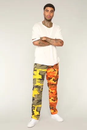 Alex Cargo Pants - Yellow/Combo