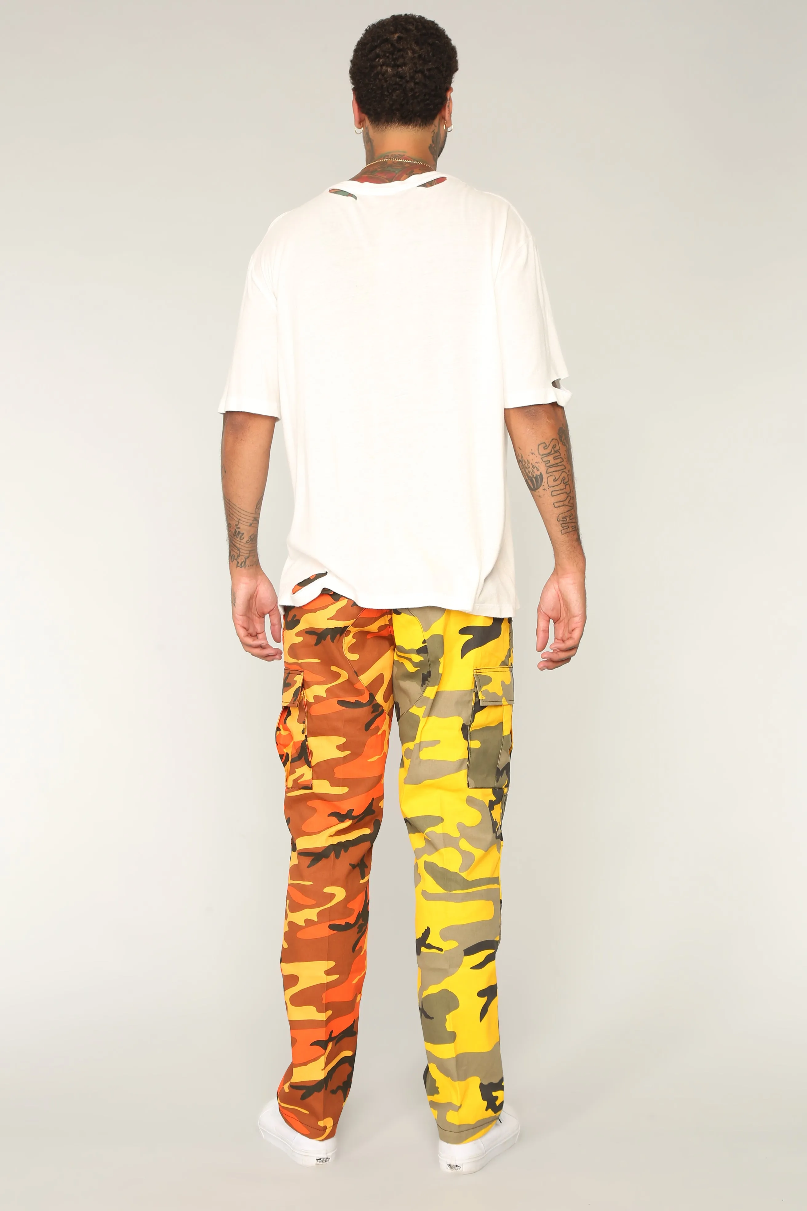 Alex Cargo Pants - Yellow/Combo