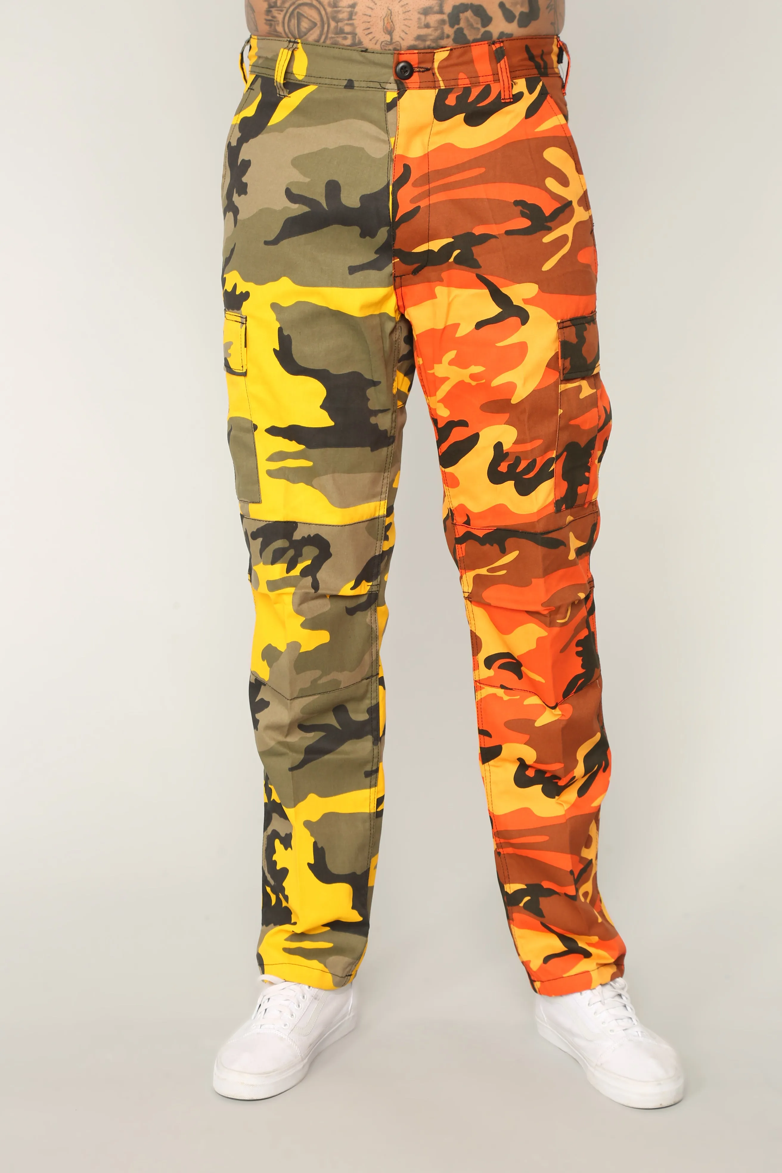 Alex Cargo Pants - Yellow/Combo