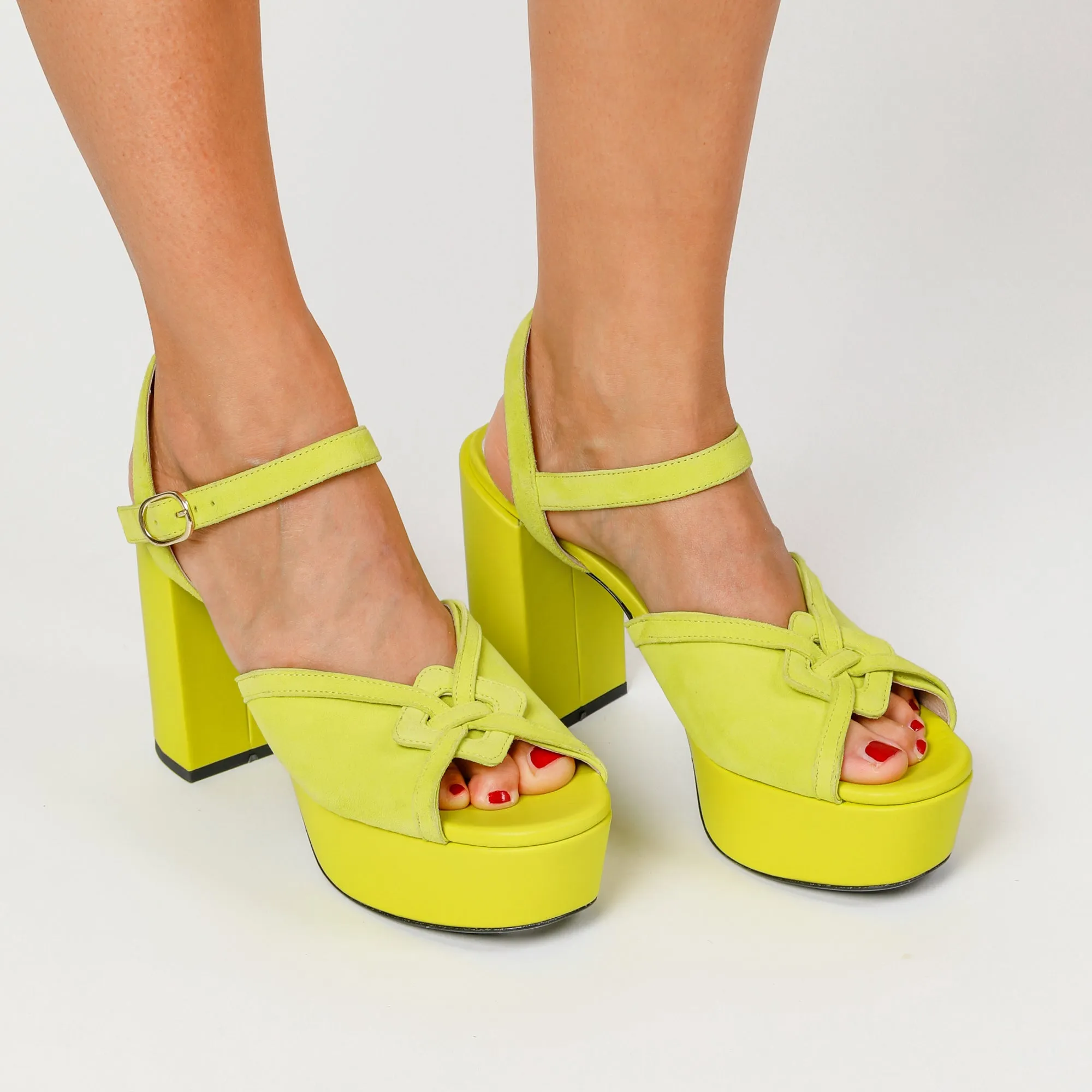 AMALIA platform sandal - Sunflower