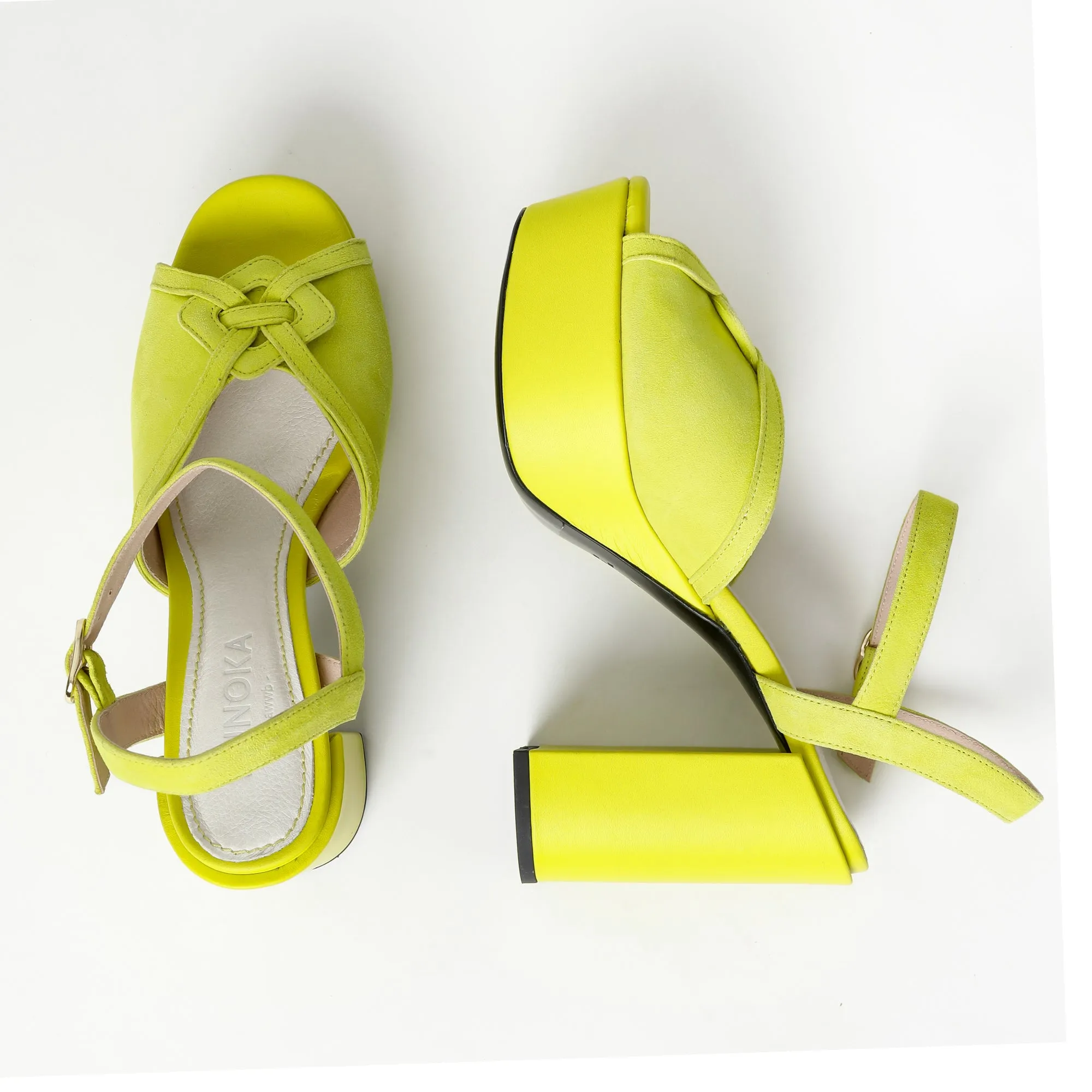 AMALIA platform sandal - Sunflower