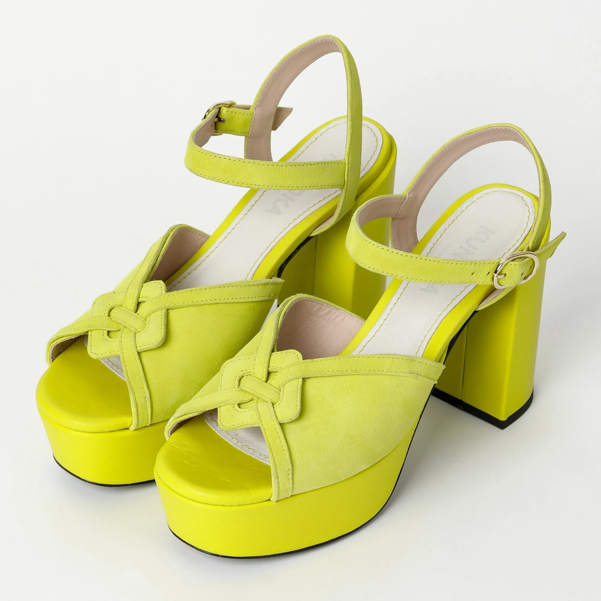 AMALIA platform sandal - Sunflower