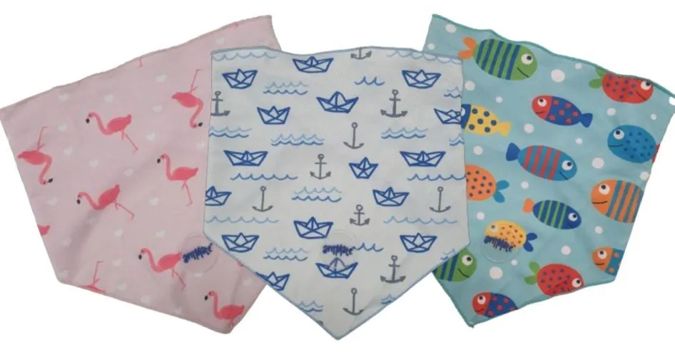 Animate - Pet Cooling Bandana - Anchor - Large - 66cm x 25cm