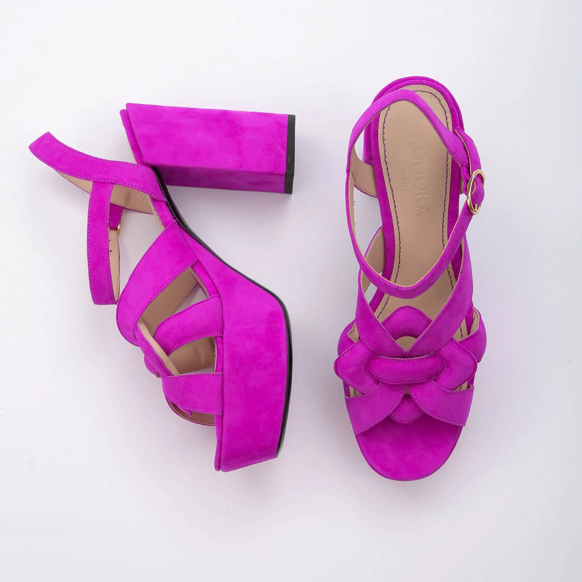 ANNA platform sandal - Orchid