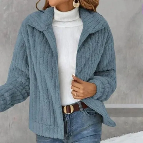 Annie - Casual Plush Cardigan