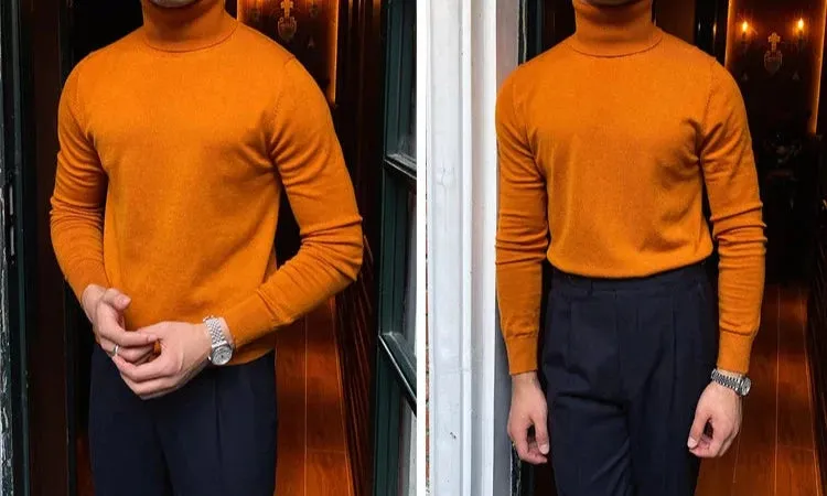 Antonios business turtleneck sweater