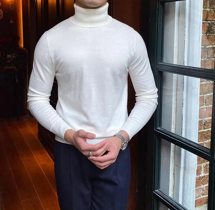 Antonios business turtleneck sweater