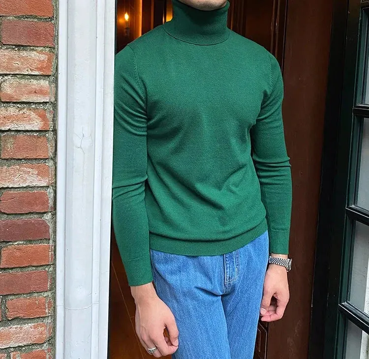 Antonios business turtleneck sweater