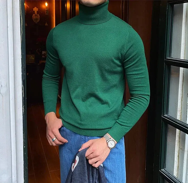 Antonios business turtleneck sweater