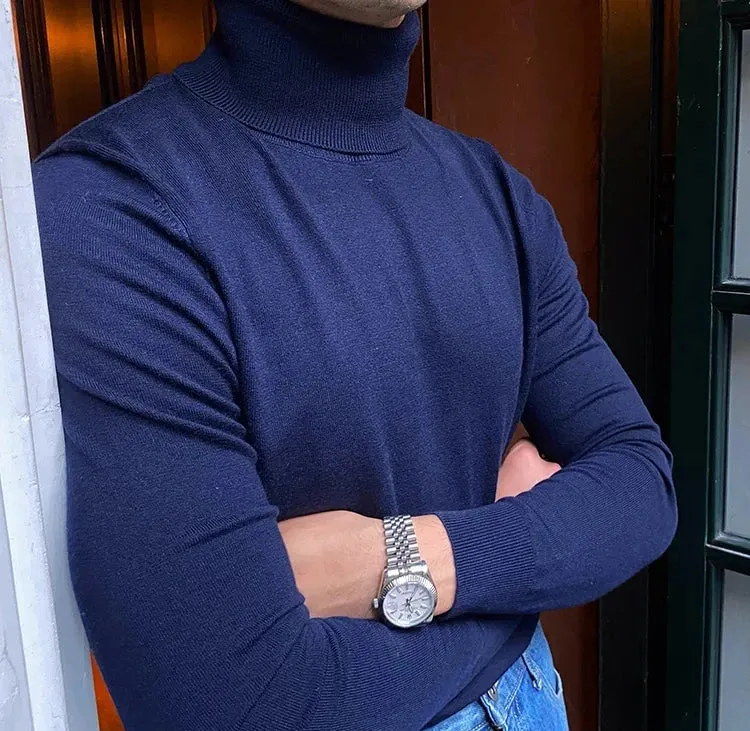 Antonios business turtleneck sweater