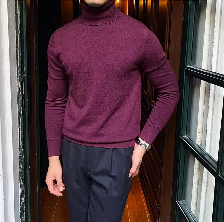 Antonios business turtleneck sweater