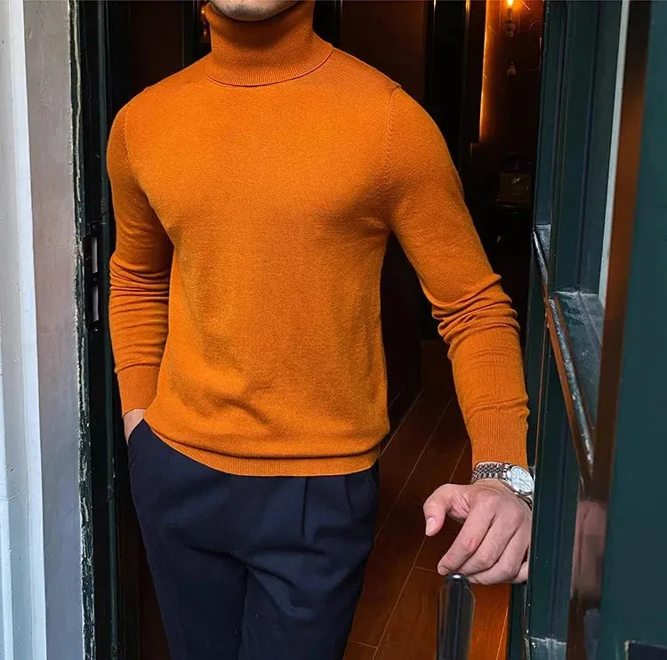 Antonios business turtleneck sweater