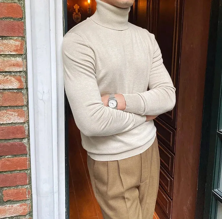 Antonios business turtleneck sweater