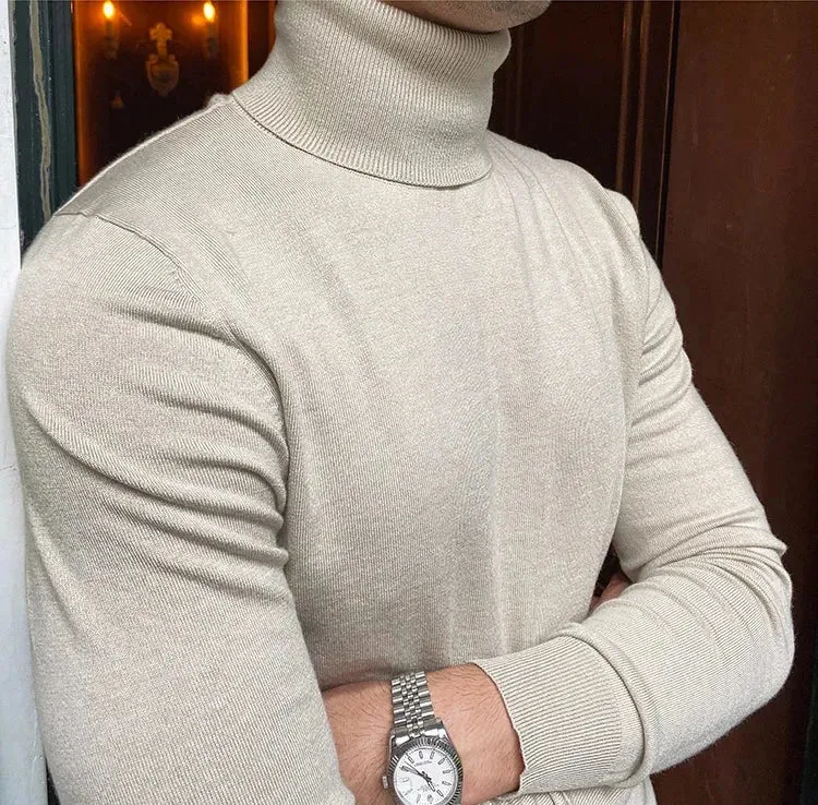 Antonios business turtleneck sweater