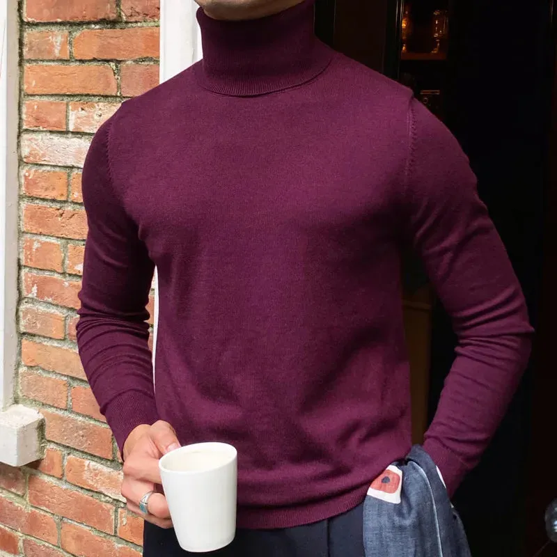 Antonios business turtleneck sweater