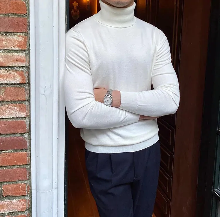 Antonios business turtleneck sweater