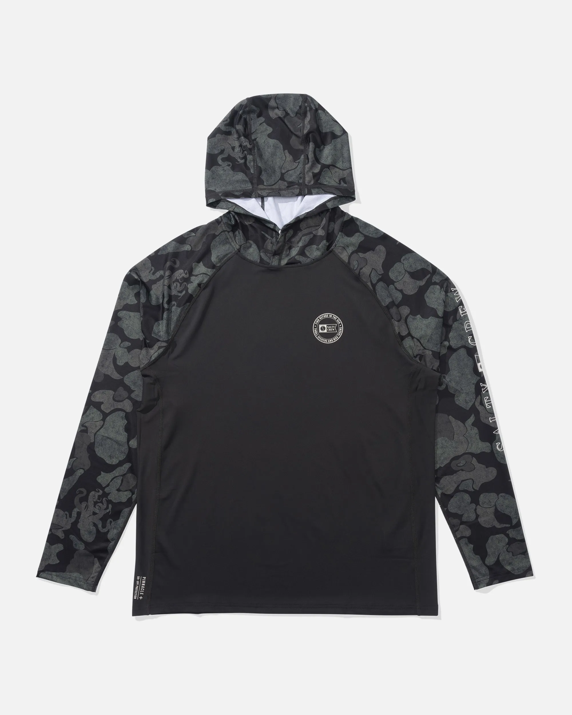 Apex Perforated Sunshirt Hoodie - Black Camo