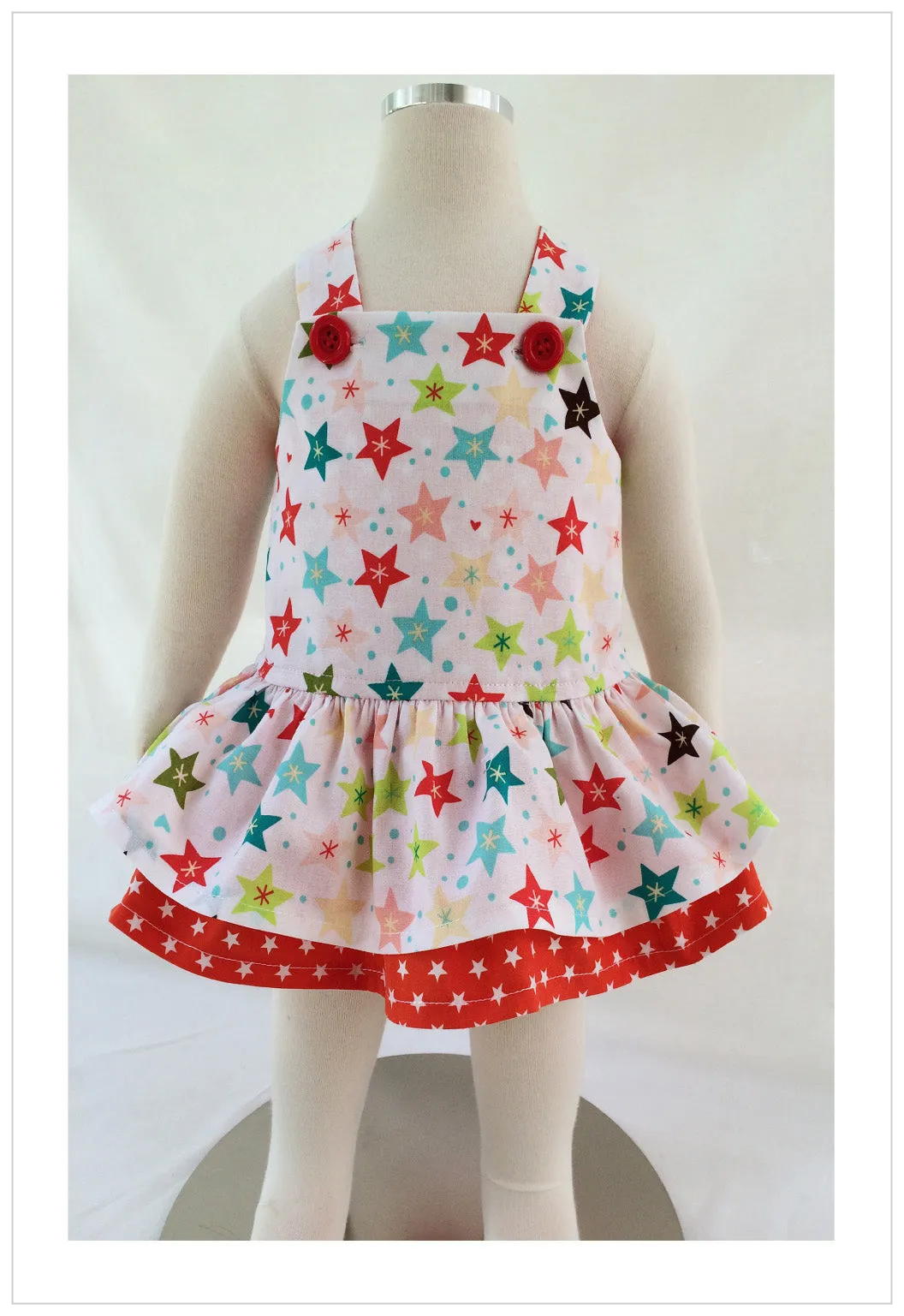 Baby & toddler girls romper pdf sewing pattern TINKERBELLE ROMPER  sizes 3 months to 3 years.