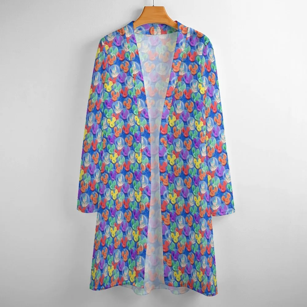 Balloon Collector Women's Mid-Length Cardigan