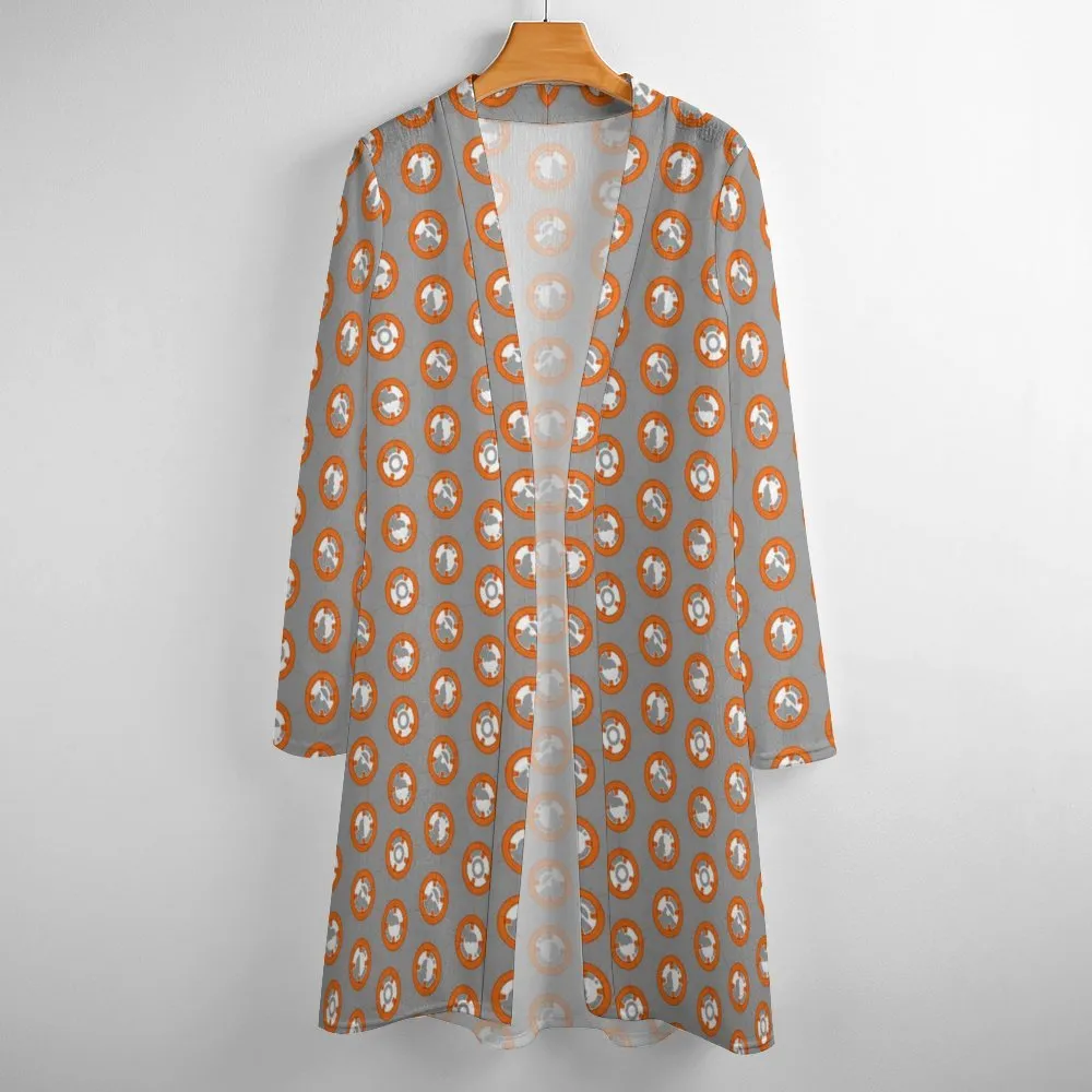 BB-8 Women's Mid-Length Cardigan