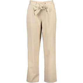 Beige Woven Pants