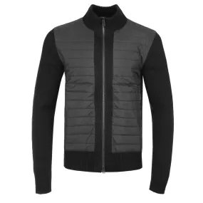 Belstaff Kingston Full Zip Knitwear in Black