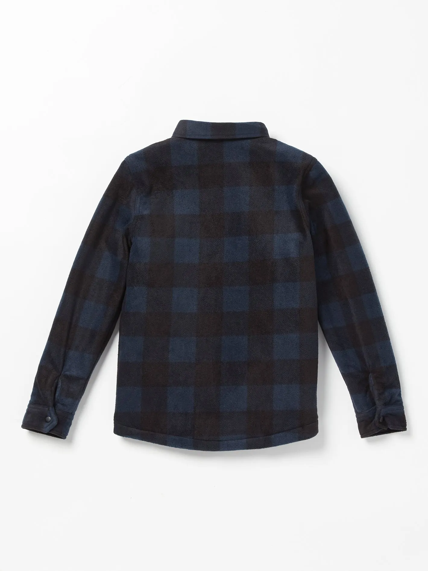 Big Boys Bowered Fleece Flannel - Navy