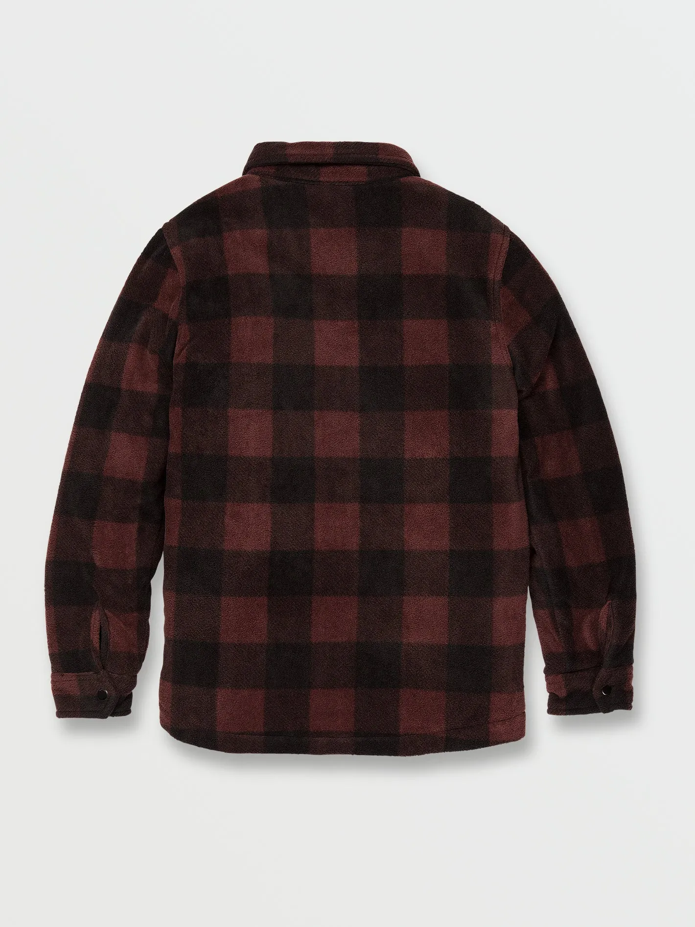 Big Boys Bowered Fleece Long Sleeve Shirt - Mahogany