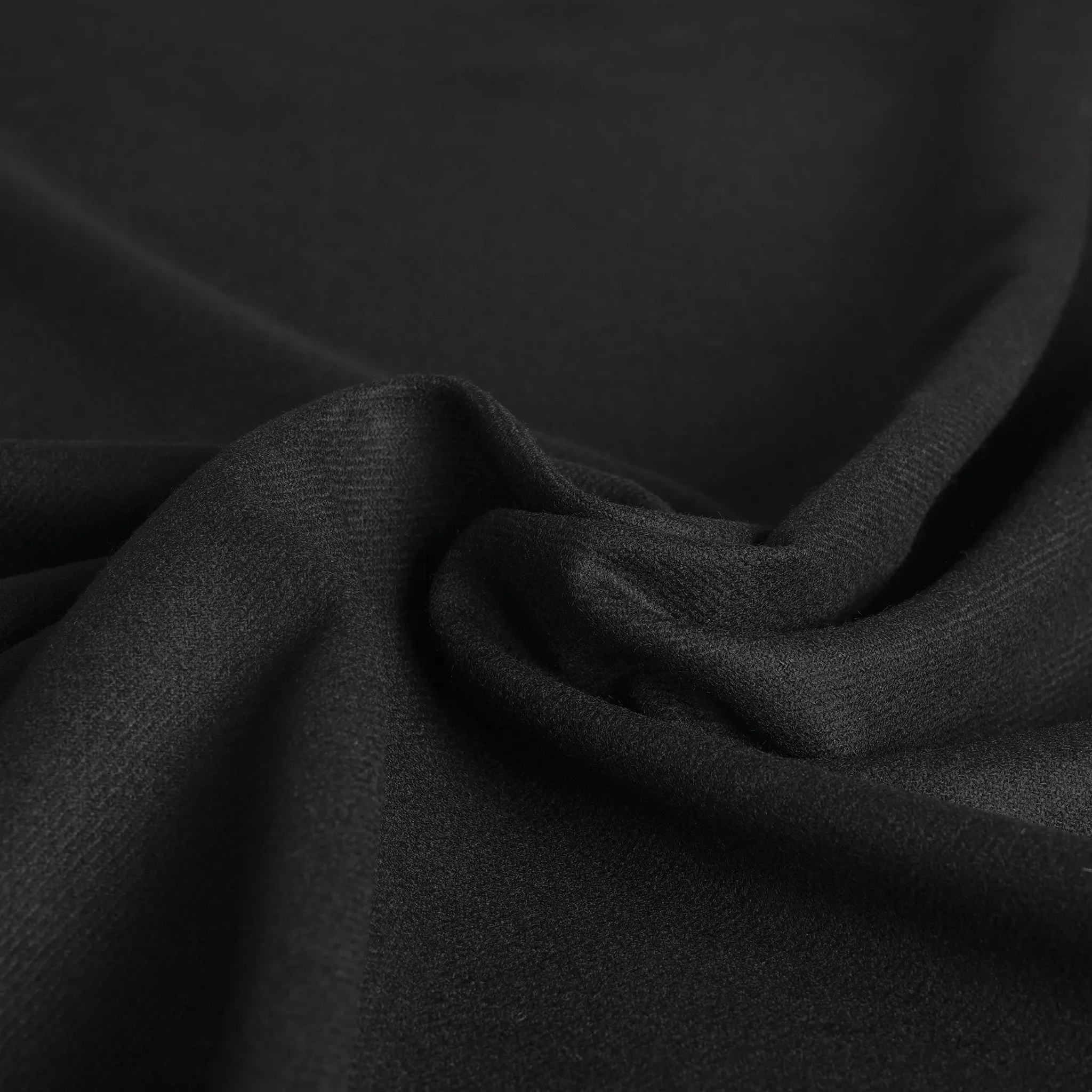 Black Double Weave Fabric - 2452