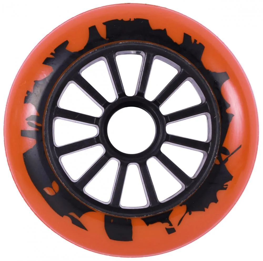 Blazer Pro Splatter Scooter Wheel 100MM, Orange/White