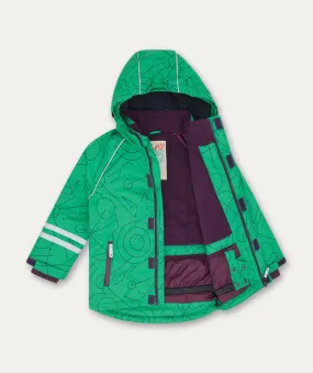 Blizzard Ski Jacket - Green Constellations