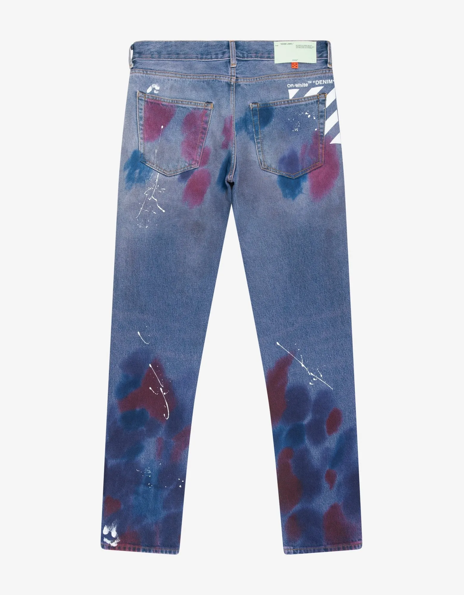 Blue Vintage Paint Jeans