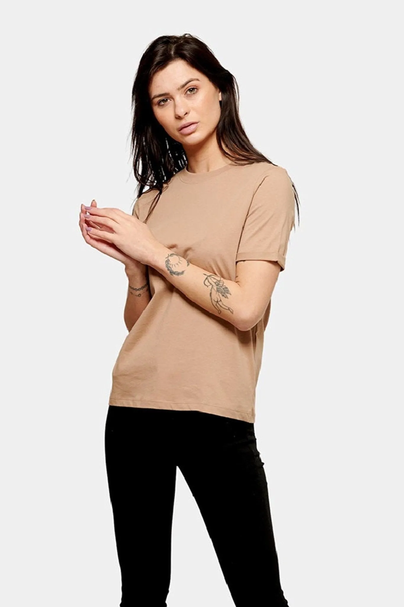 Boyfriend Tee - Beige