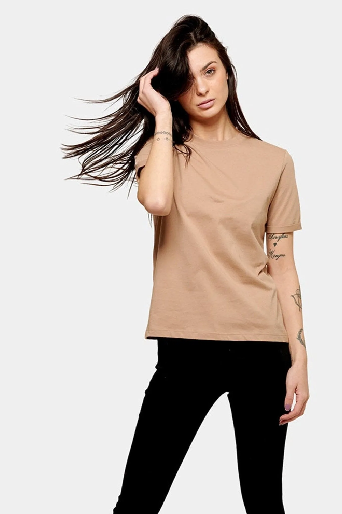 Boyfriend Tee - Beige