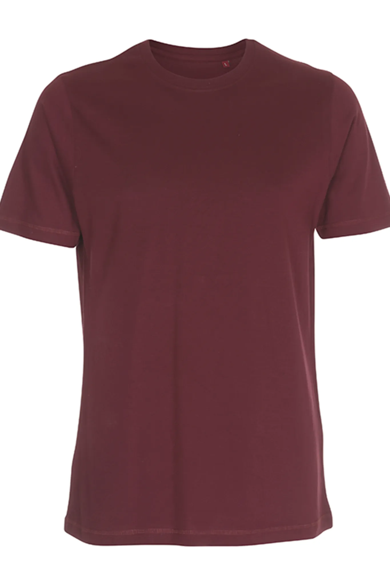 Boyfriend Tee - Burgundy red