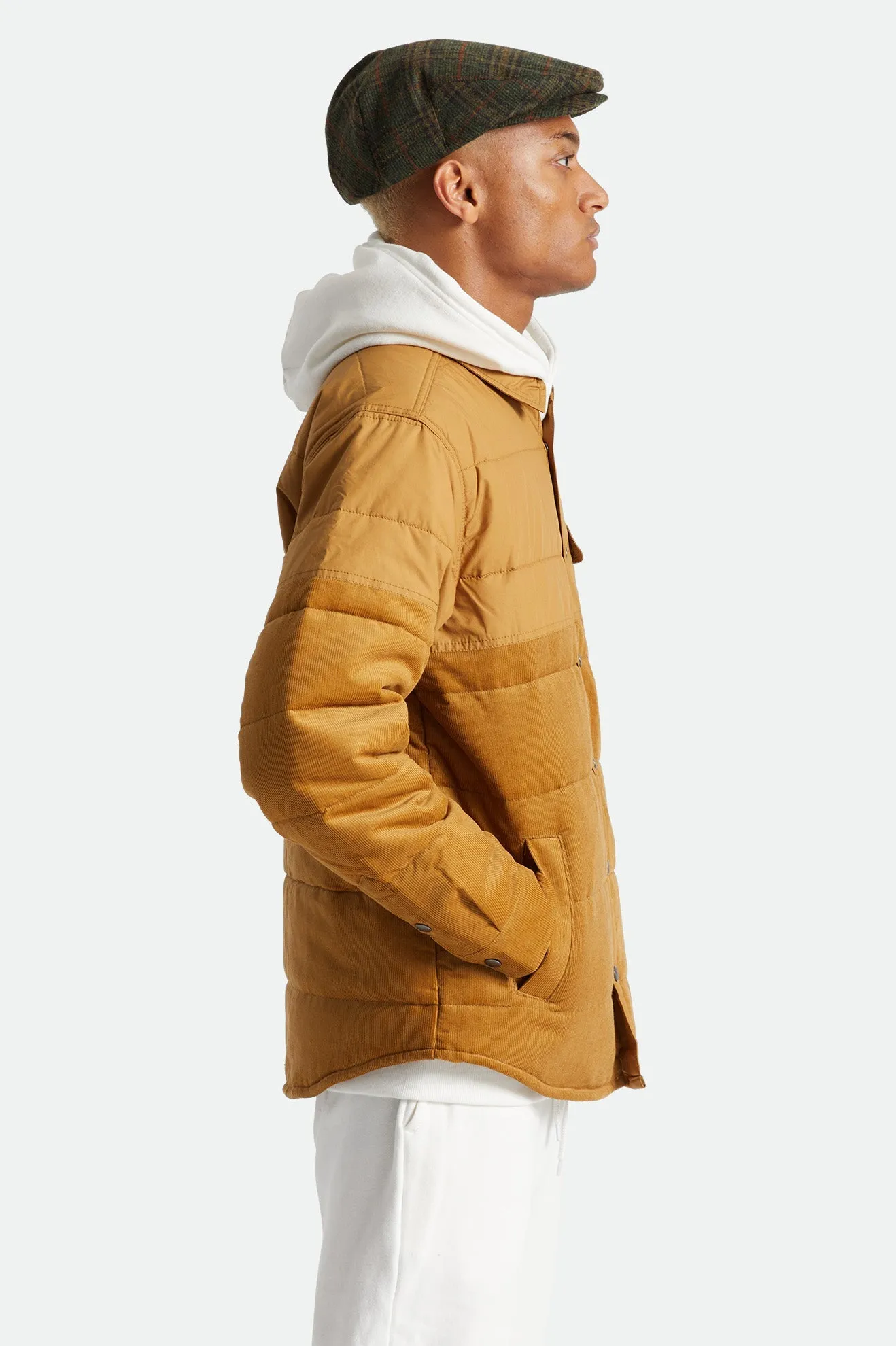 Brixton Cass Puffer Jacket - Medal Bronze