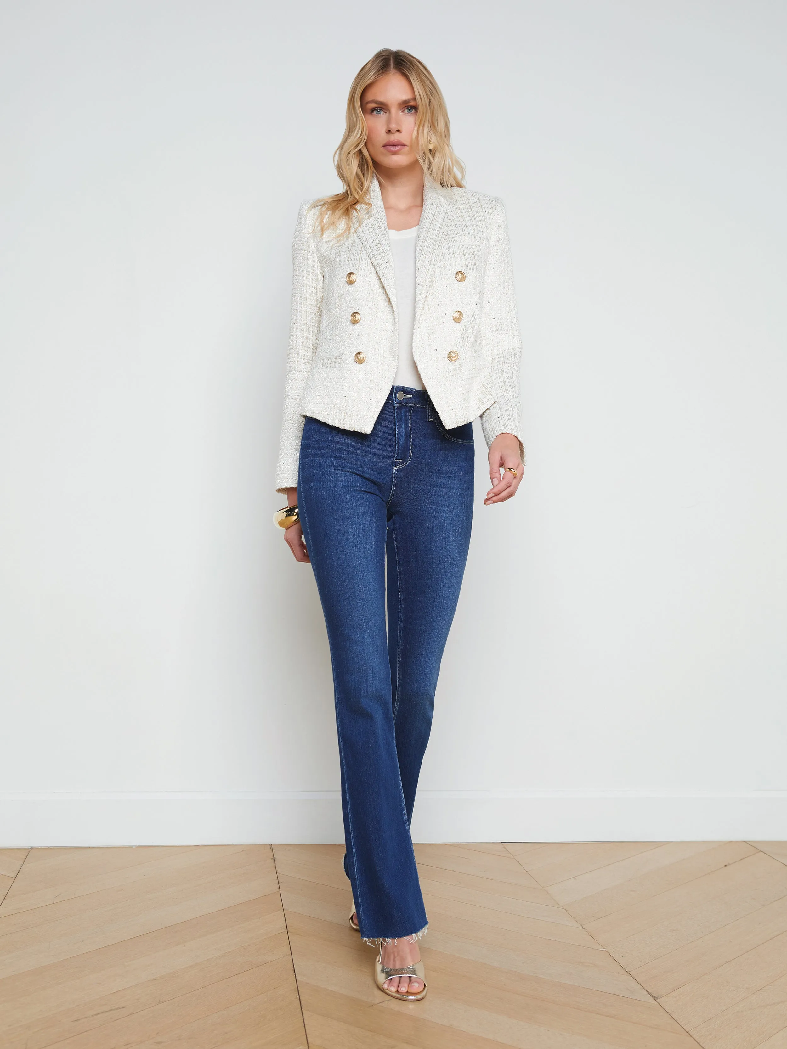 Brooke Open-Front Blazer