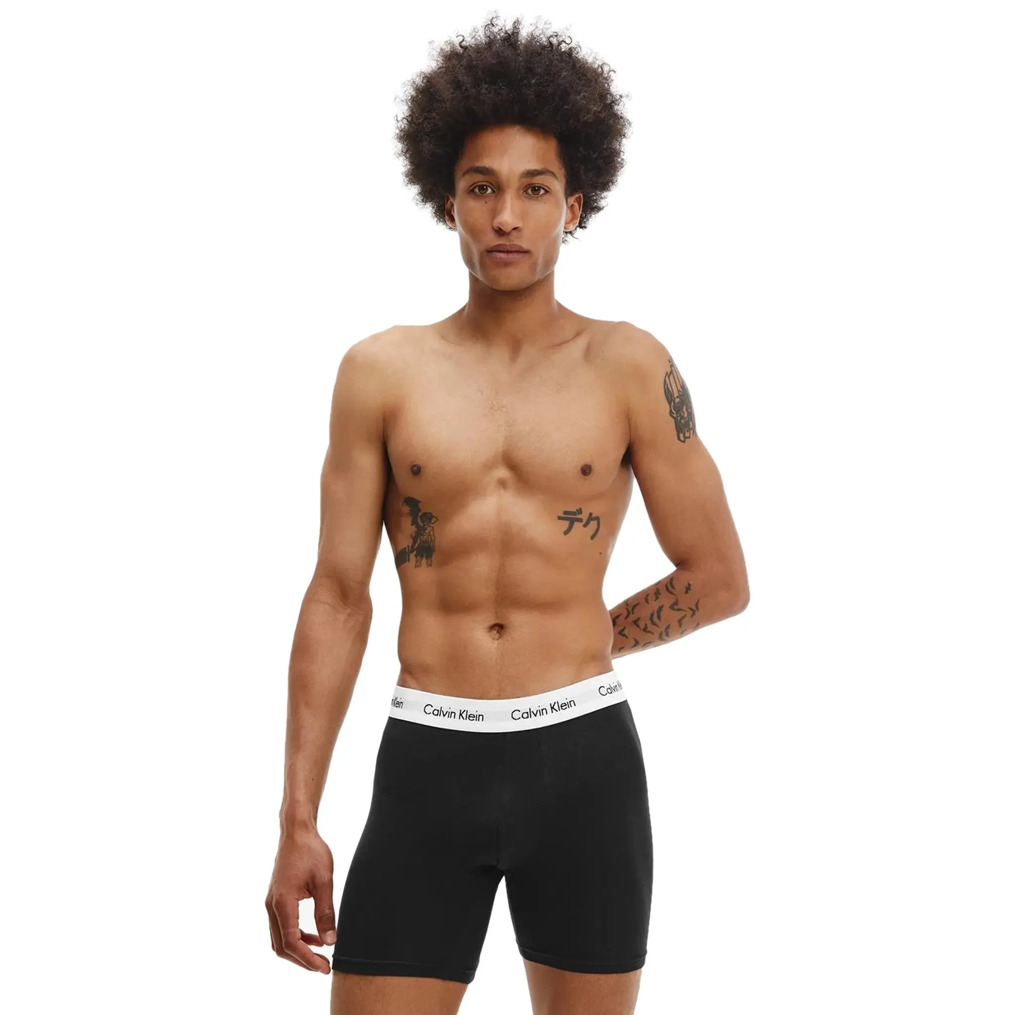 Calvin Klein White Black Grey Boxer Briefs Three Pack