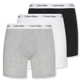 Calvin Klein White Black Grey Boxer Briefs Three Pack