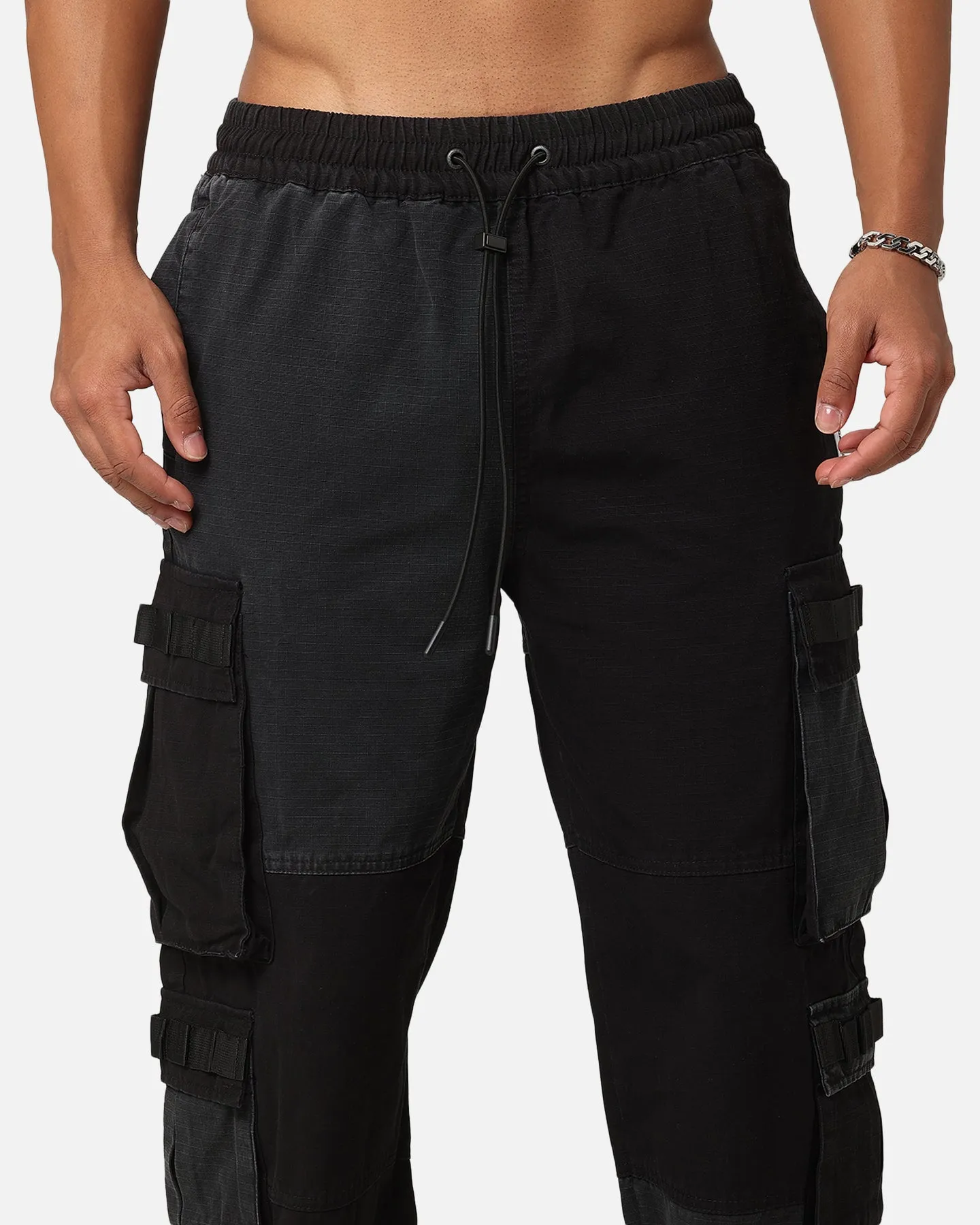 Carre Boonie Panel Cargo Jogger Black