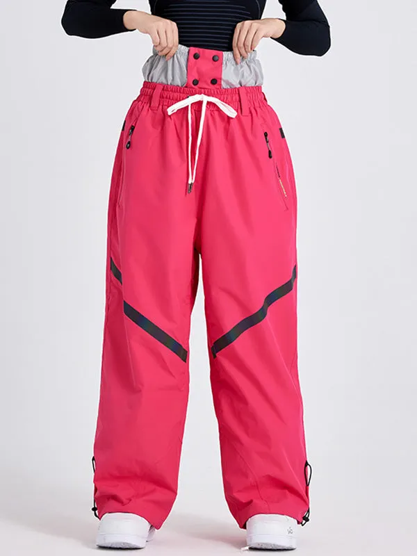 Classical Baggy Snow Pants Winter Loose Fit Ski Pants