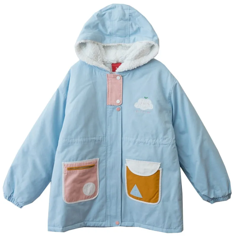 Cloudy Day Fleece Lined Coat